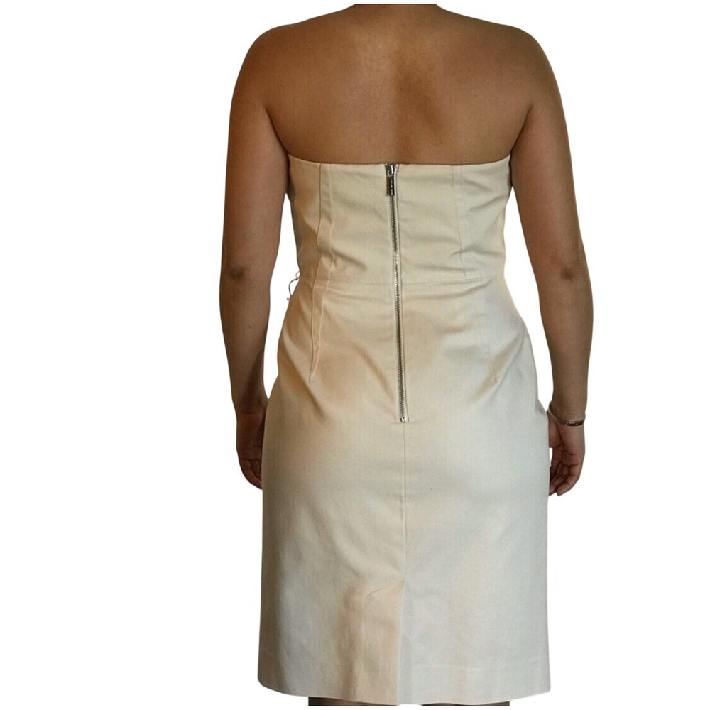 MICHAEL Michael Kors cream strapless dress - Picture 5 of 7